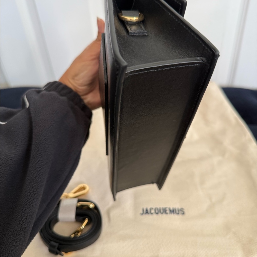 SOLD!!! Jacquemus Black Leather Le Grand Bambino - Picture 5 of 8